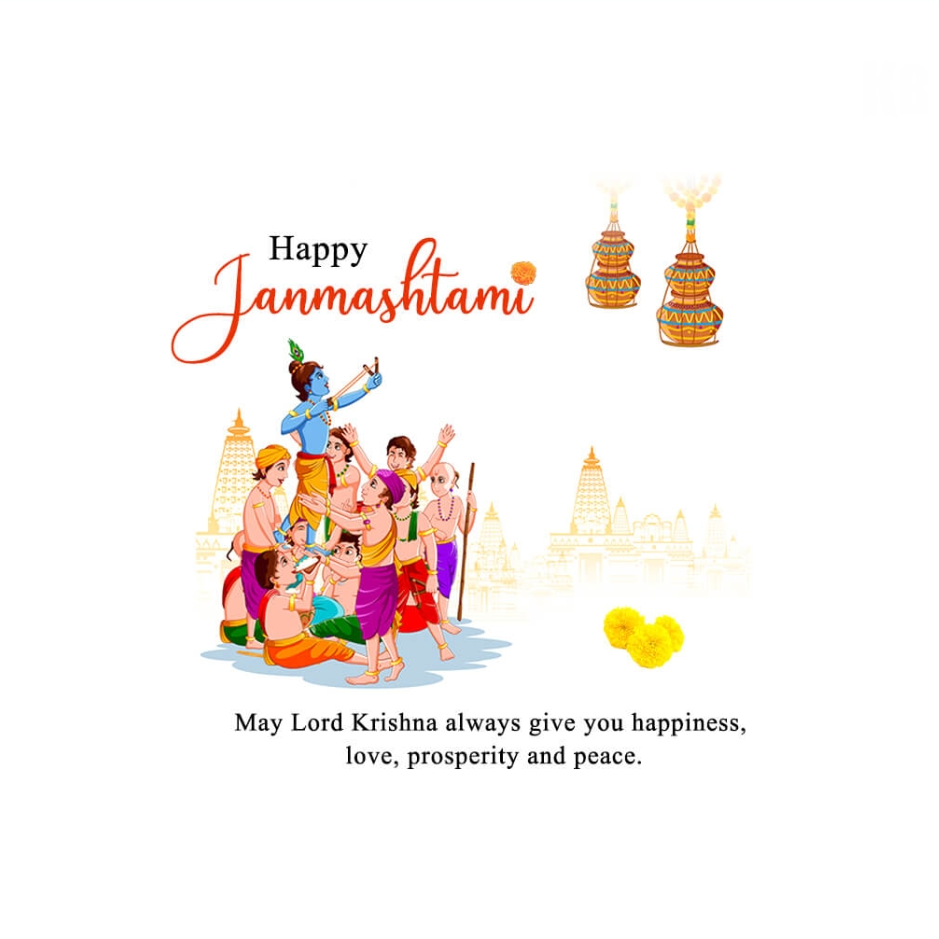 Happy Janmashtami 2024 WhatsApp Status, Wishes Images, Poster and Banner Free Download 14 Happy janmashtami 2023